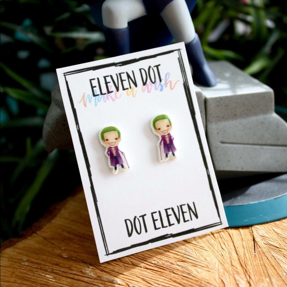 Suicide Squad Harley Quinn Joker Stud Earrings